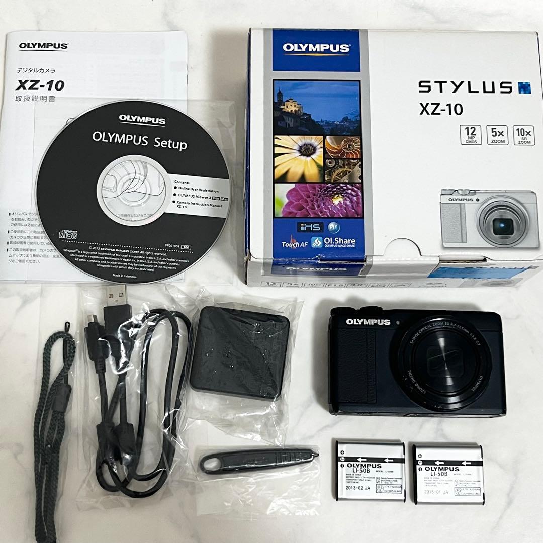 OLYMPUS オリンパス STYLUS XZ-10 デジカメ 箱 付属品完品