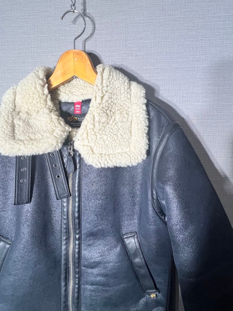 美品 ALPHA INDUSTRIES B-3 フライトジャケット M 一 番 安い