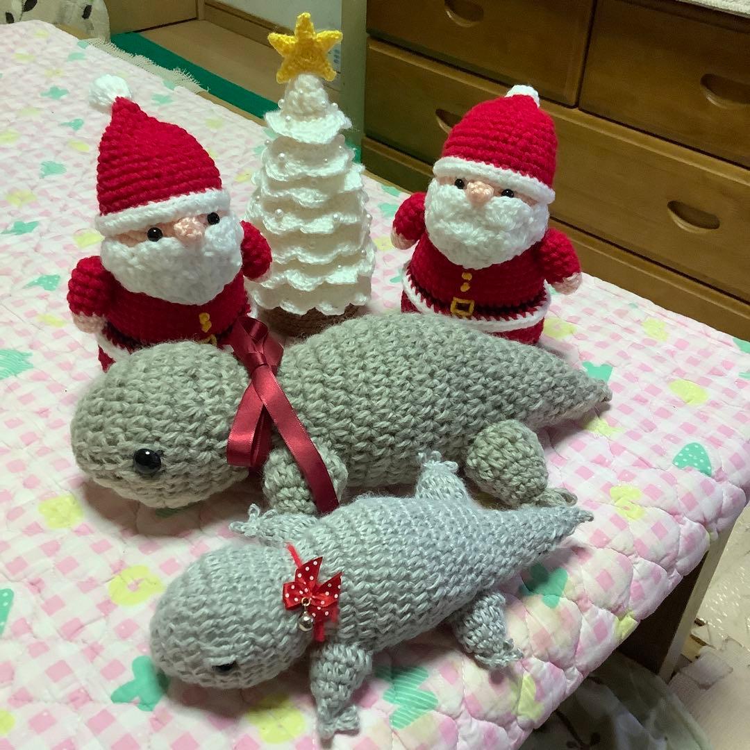 専用、ホワイトツリー 、サンタクロース2個、太っちょヤモリ（親子