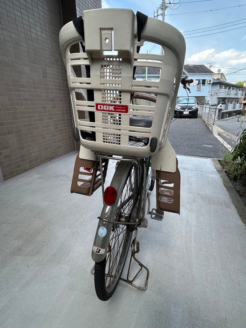 引取り限定価格】ブリヂストン 3段ギア 3人子乗せ 自転車引取り限定