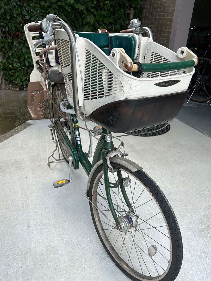 引取り限定価格】ブリヂストン 3段ギア 3人子乗せ 自転車引取り限定