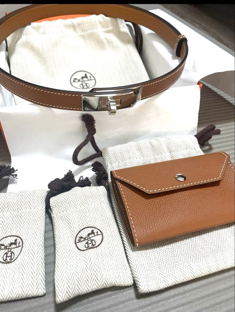 新品　エルメス ベルト 《ケリー・ポケット》 18