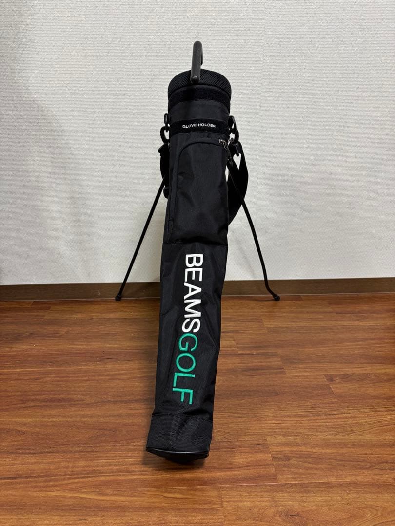 BEAMS GOLF スタンド付き クラブケース ブラック BEAMS GOLF（ビームスゴルフ）の「BEAMS GOLF / ライトスタンド クラブ