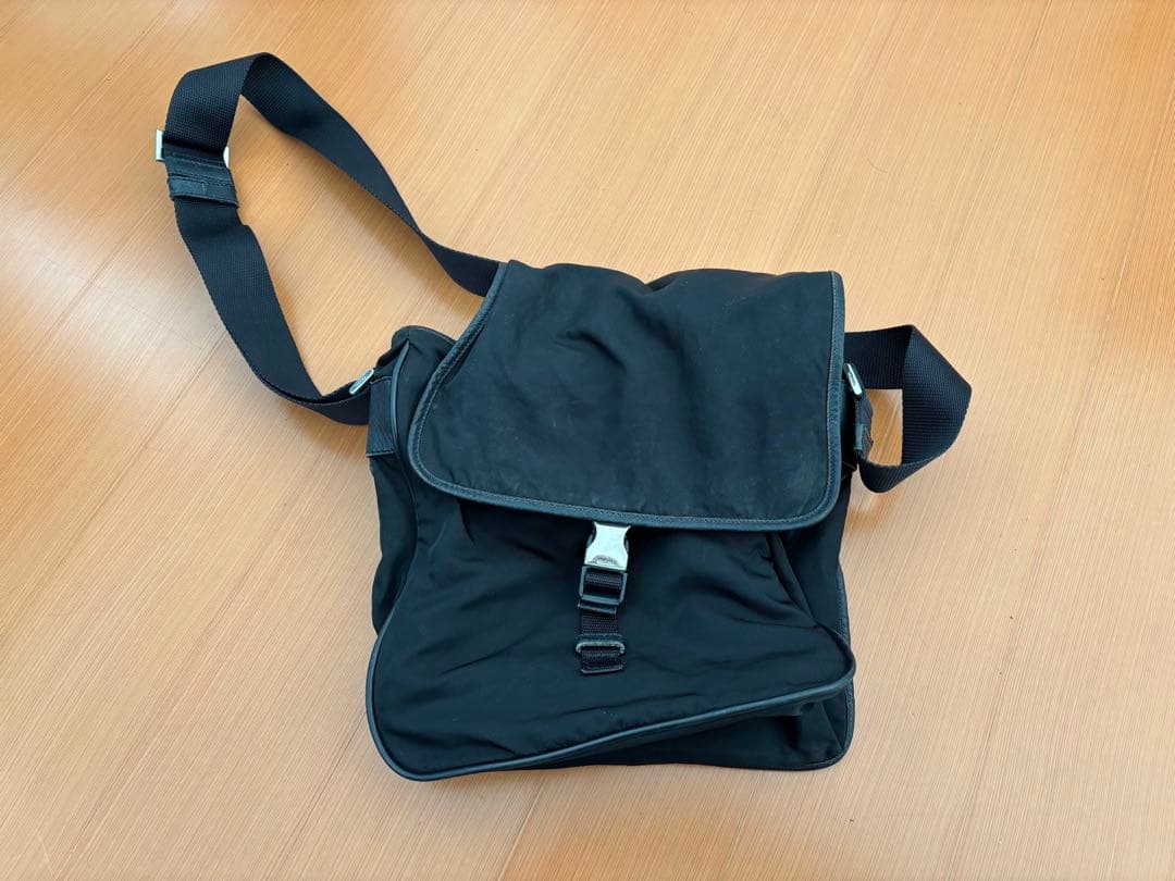 PRADA（プラダ）ミラノ ナイロン ショルダーバッグ／メッセンジャーバッグ 楽天市場】【中古】 プラダ ショルダーバッグ ナイロン サフィアーノ