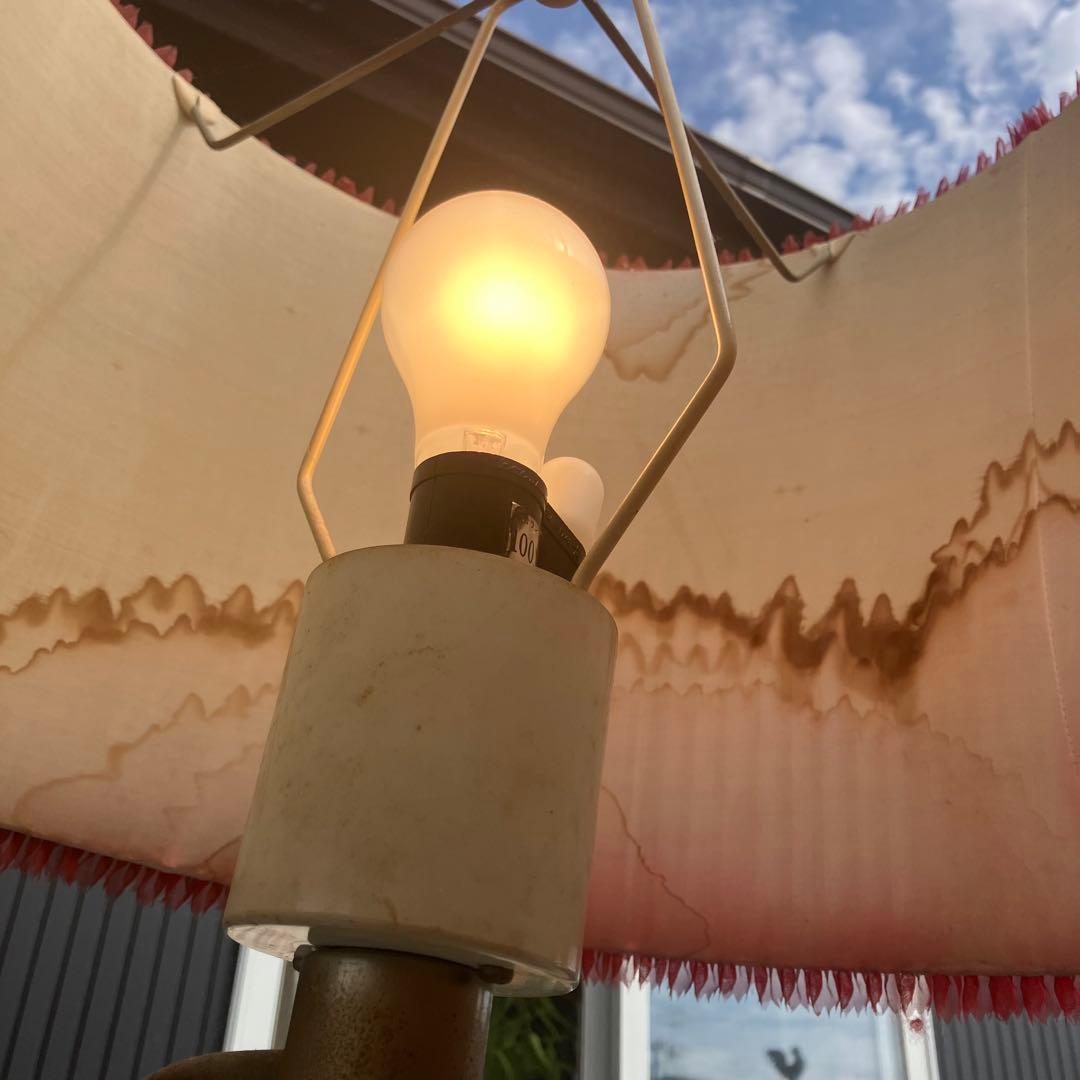 昭和レトロ 東芝 スタンドライト シェードランプ フロアライト フロア