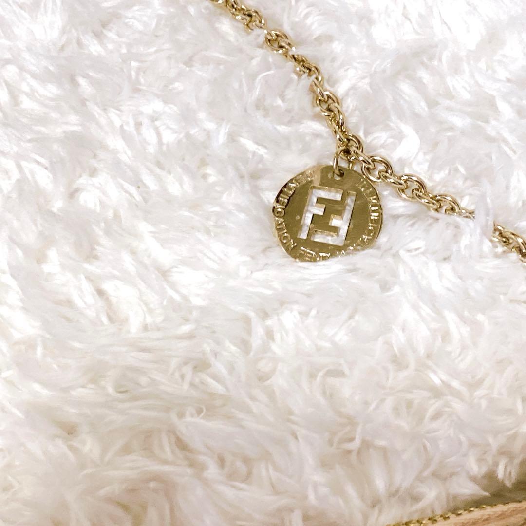 訳あり】FENDI ズッキーノ フローラ ピンク ポーチ 保存袋付き - メルカリ