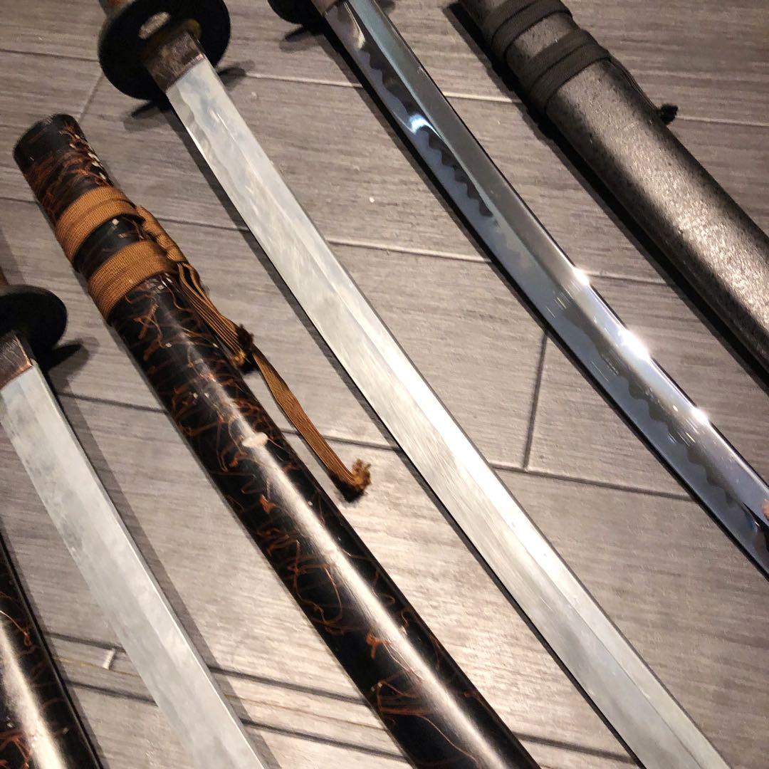 模造刀 大小3本セット 太刀 脇差 骨董品 模擬刀まとめ