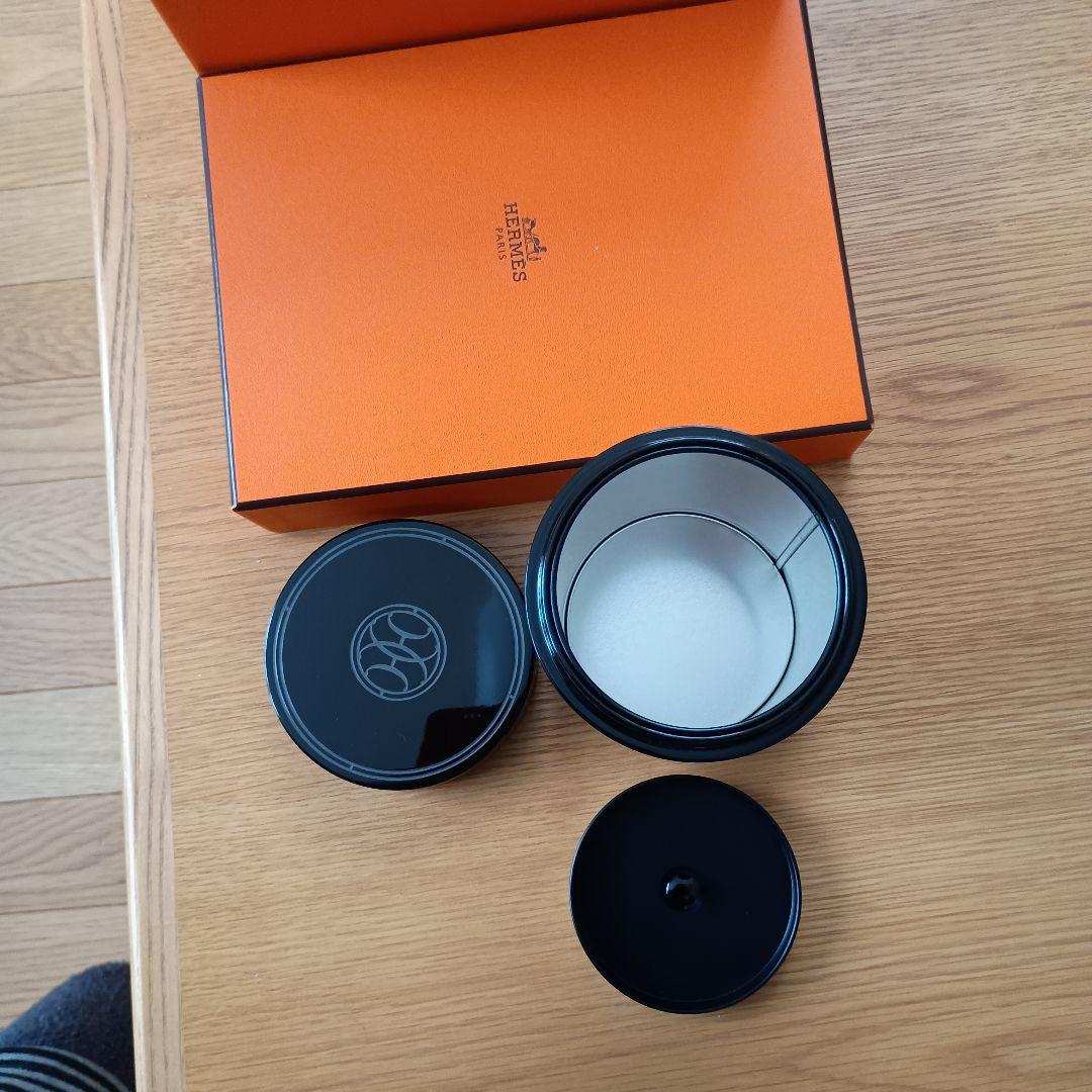 HERMES 幾何学模様の陶器キャニスター未使用