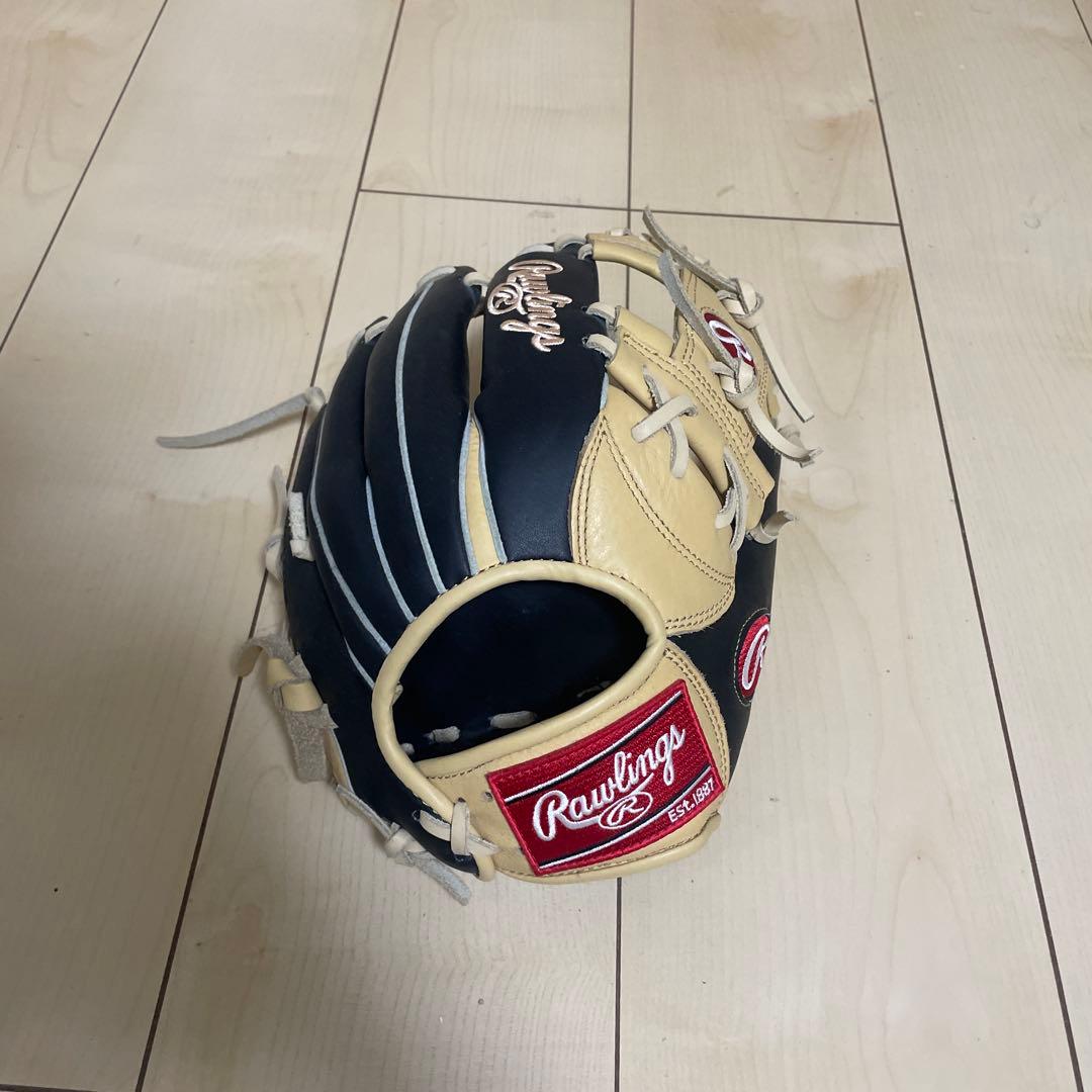 【美品・ほぼ未使用】ローリングス 一般軟式グローブ 内野手用キャメル 値下げ可能 Rawlings（ローリングス） 野球 一般軟式グローブ 内野手 メンズ