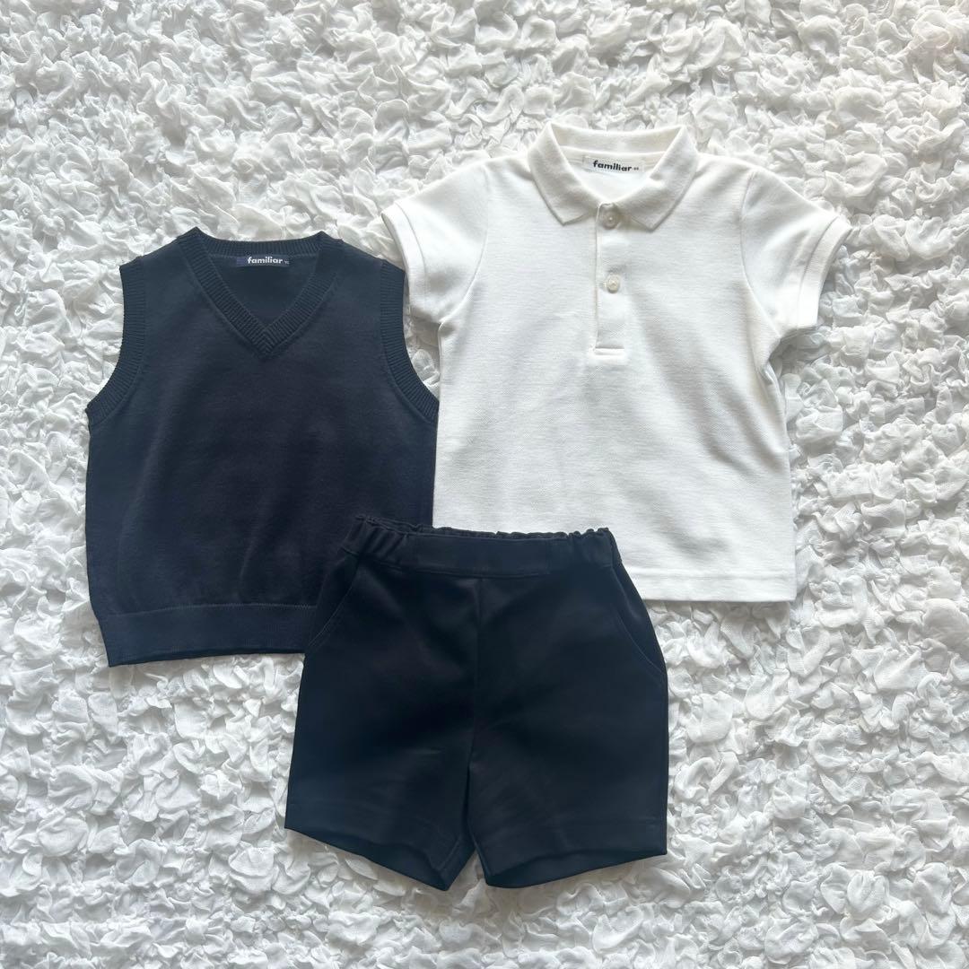 美品　ファミリア　3点セット　90㎝ お受験 フォーマル お受験・面接のお洋服 | ファミリア | ファミリア公式サイト