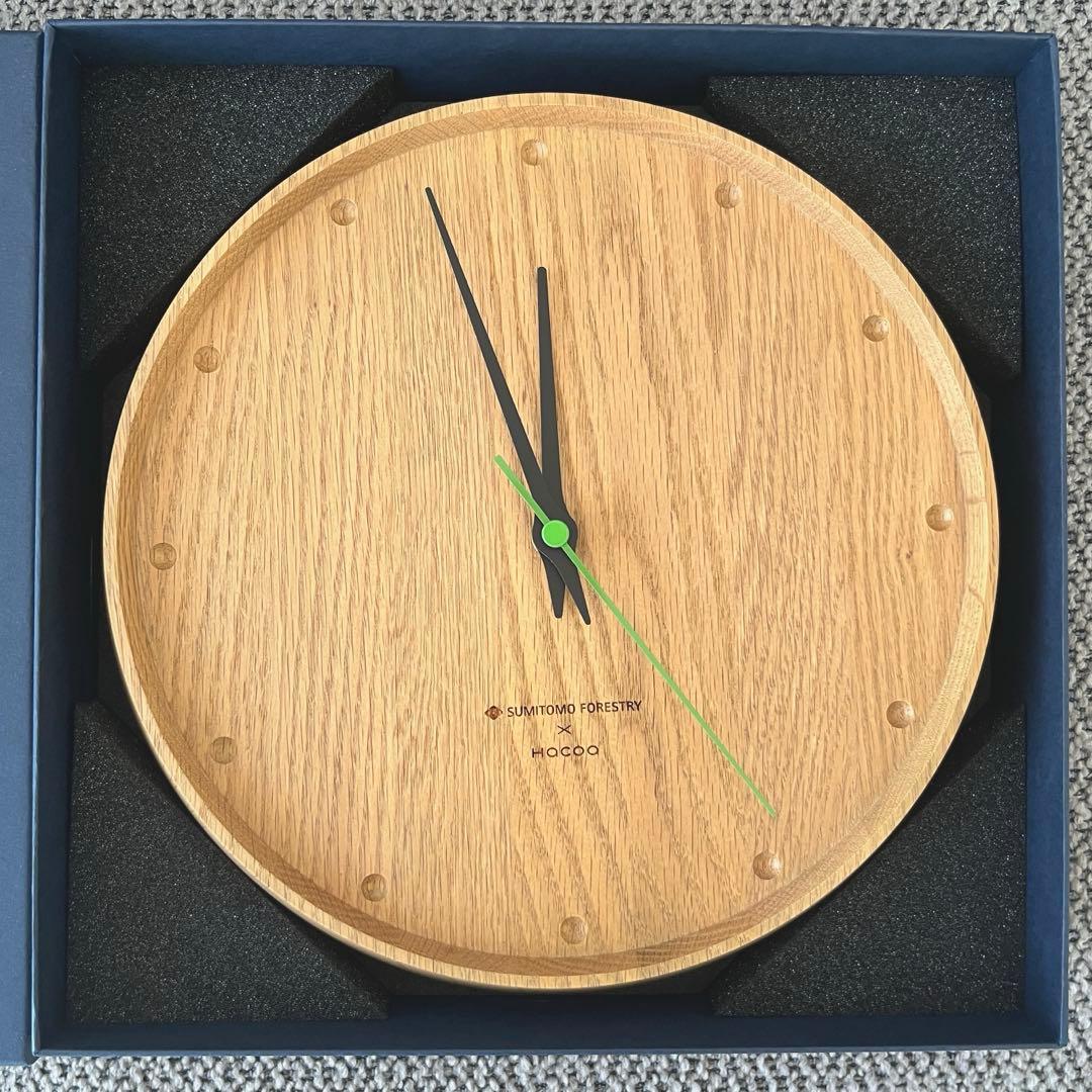 新品未使用】オーク 掛け時計 住友林業 HACOA - メルカリ