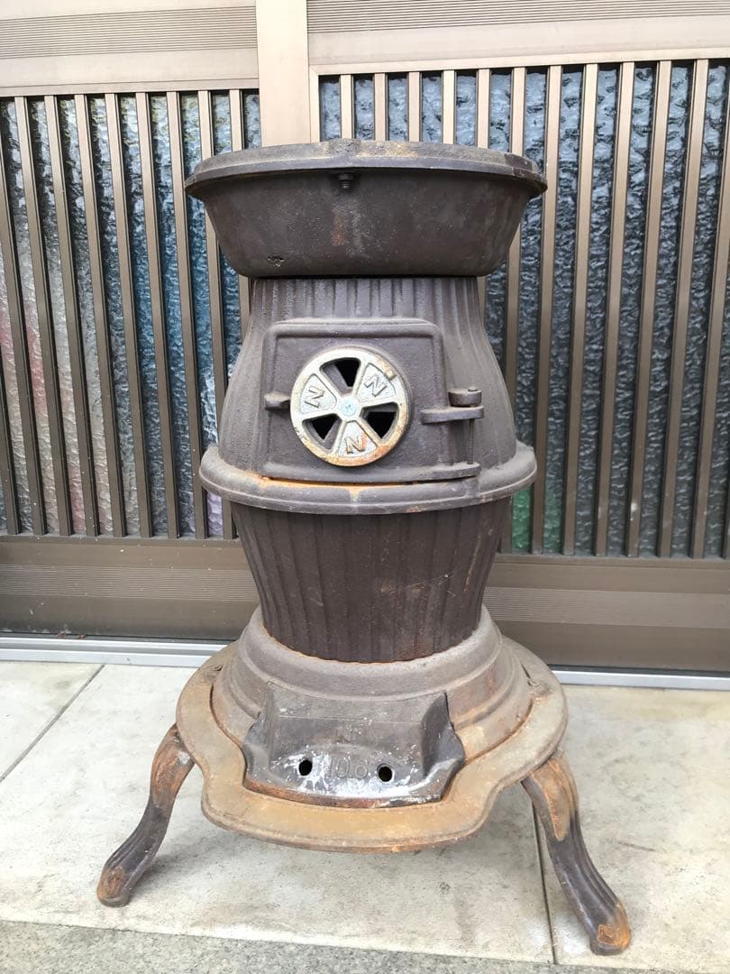 薪ストーブ ダルマストーブ レトロ(鋳物) - メルカリ