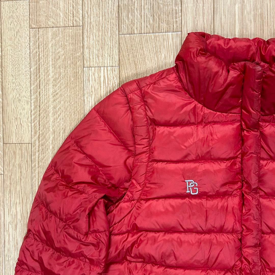 パーリーゲイツ ダウンジャケット 袖着脱可能 レディース【サイズ1（M）】