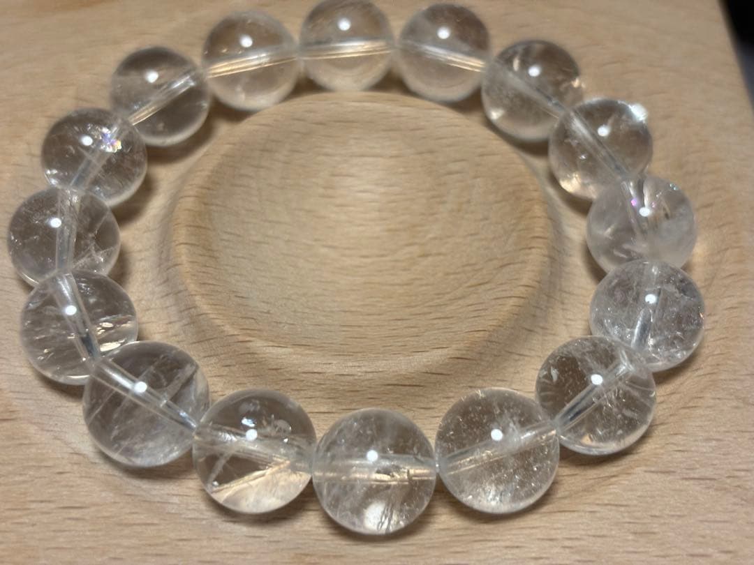 カイラス水晶　12ミリ　内径15.5センチ カイラス水晶 12ミリ 内径15.5センチ カイラス産】