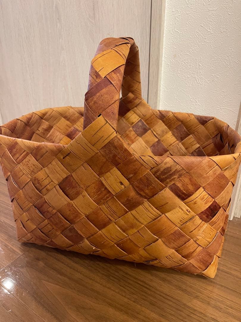 白樺作家Olga(オルガ)　白樺のかご　特大サイズ RU-16 白樺かご Lサイズ(深） | ダーラナガーデン