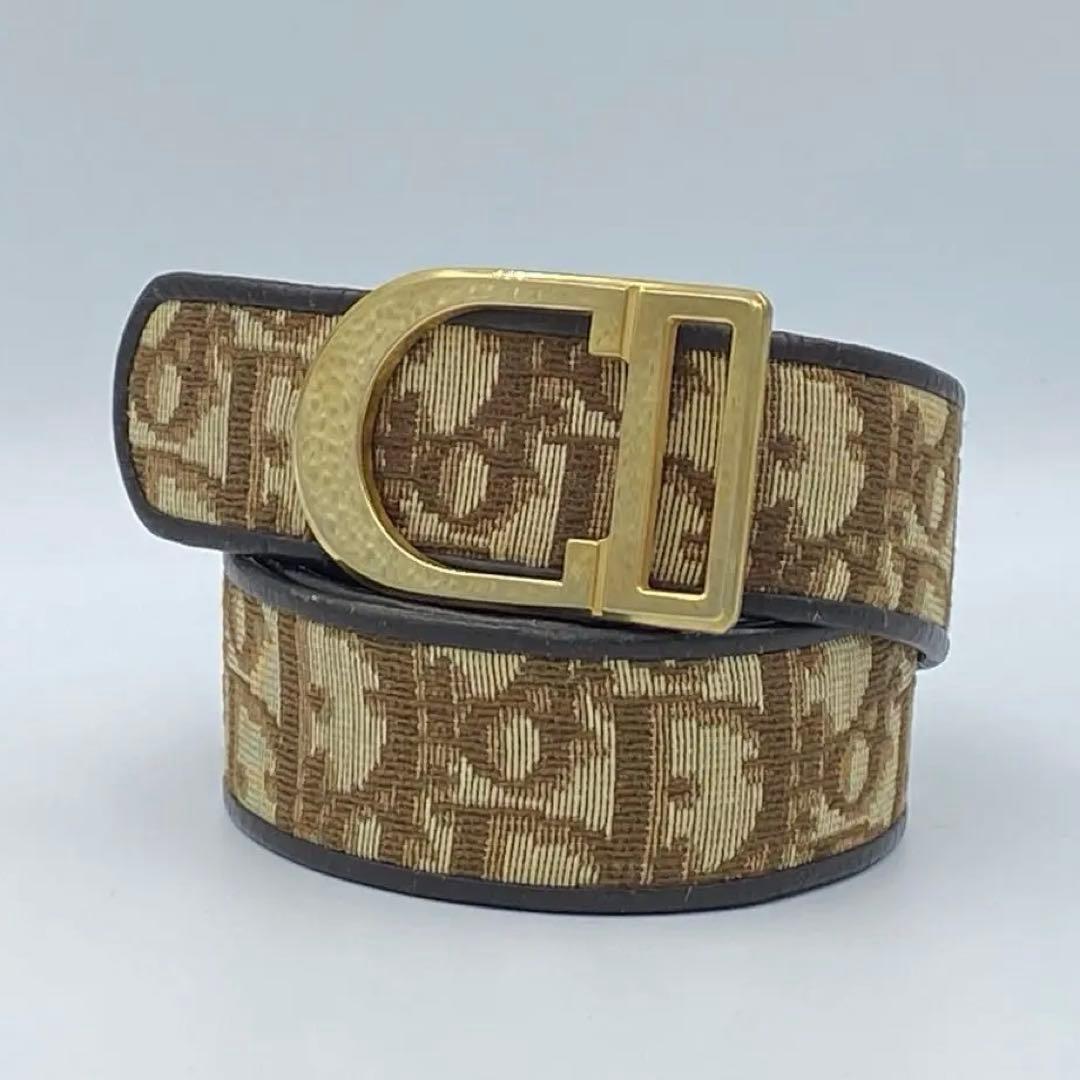 ✨人気✨クリスチャンディオール　ベルト　トロッター　レディース　ゴールド 楽天市場】ディオール トロッター（ベルト・サスペンダー｜バッグ