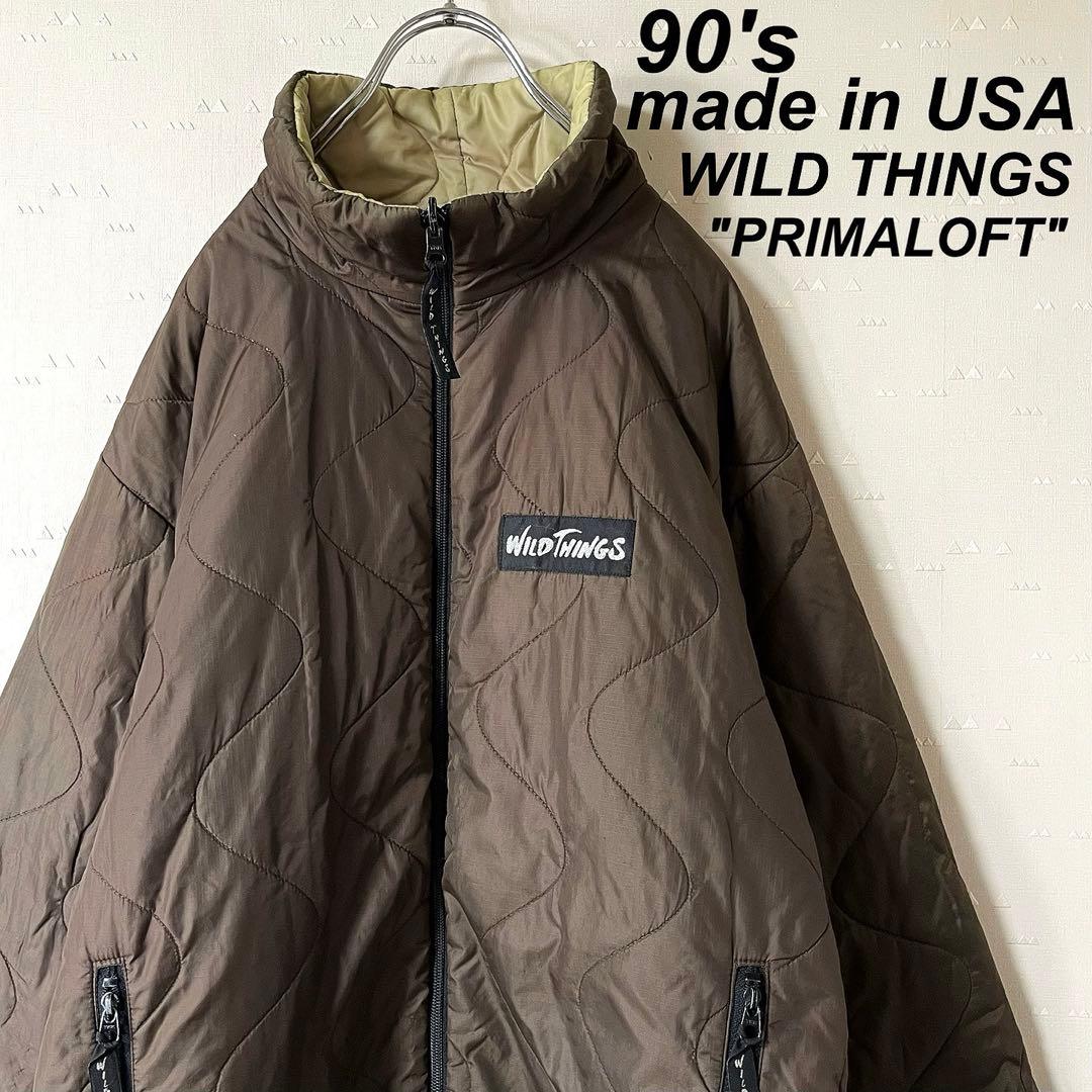 USA製 古着 90's ワイルドシングス プリマロフト 中綿ジャケット