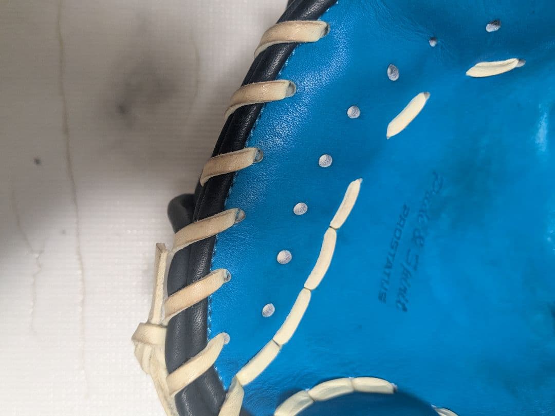 ZETT 軟式グローブ 青/黒 チェック模様の通販はau PAY マーケット