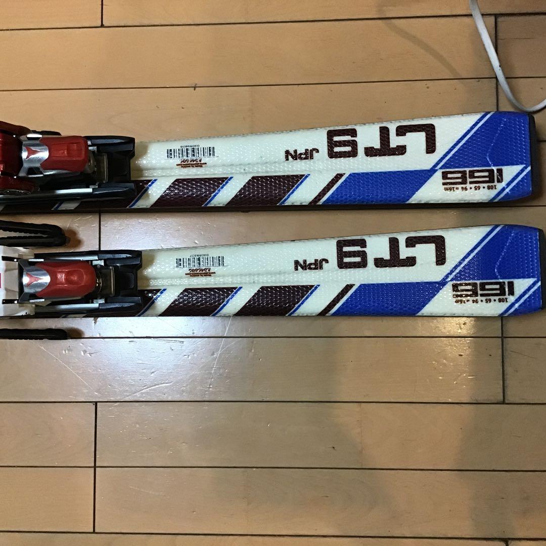 atomic LT 9 スキー 板166cm とビンディングとスキーケース 付き