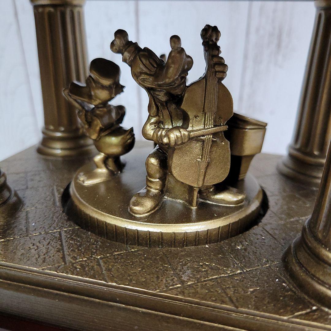 第一生命の非売品 ディズニー ミッキーコンサート ブロンズ像 オルゴール