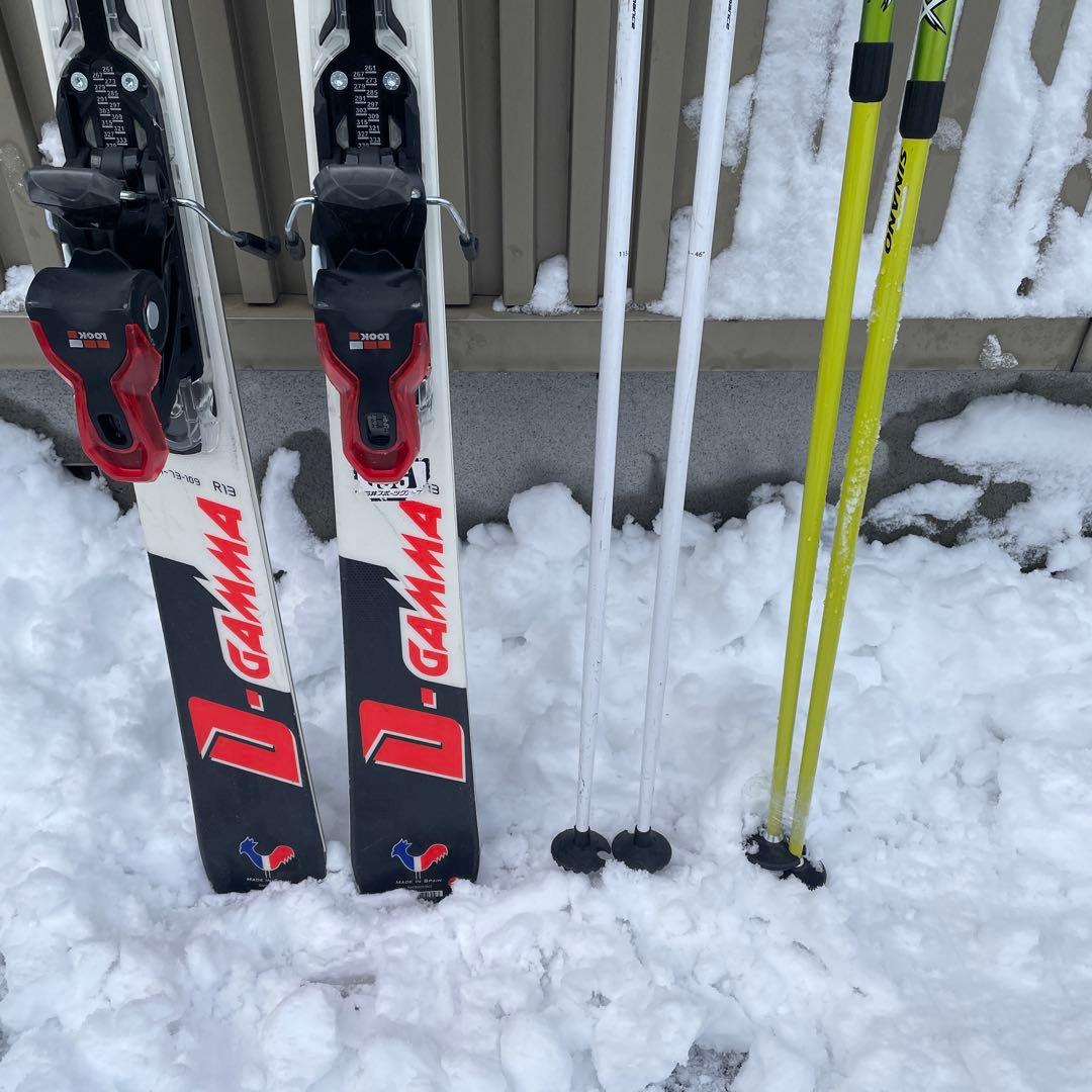 1シーズン使用 ROSSIGNOL DEMO スキー板 164 160 165 - スキー最低 価格