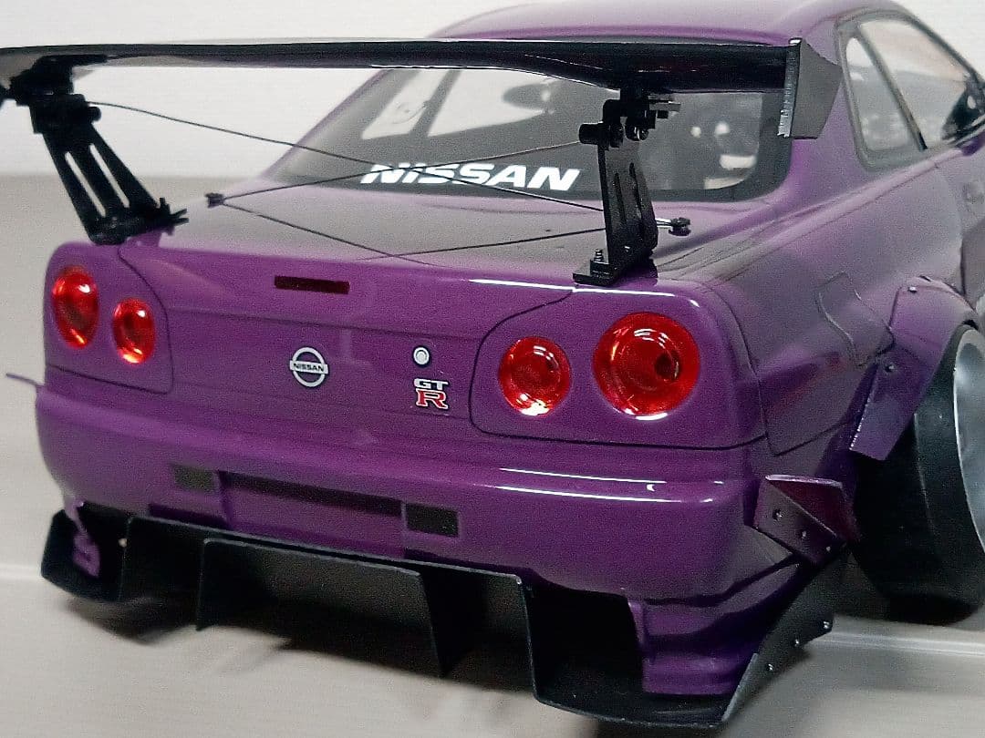 ラジコンボディ カスタムボディNO.86 スカイラインR34 GTR