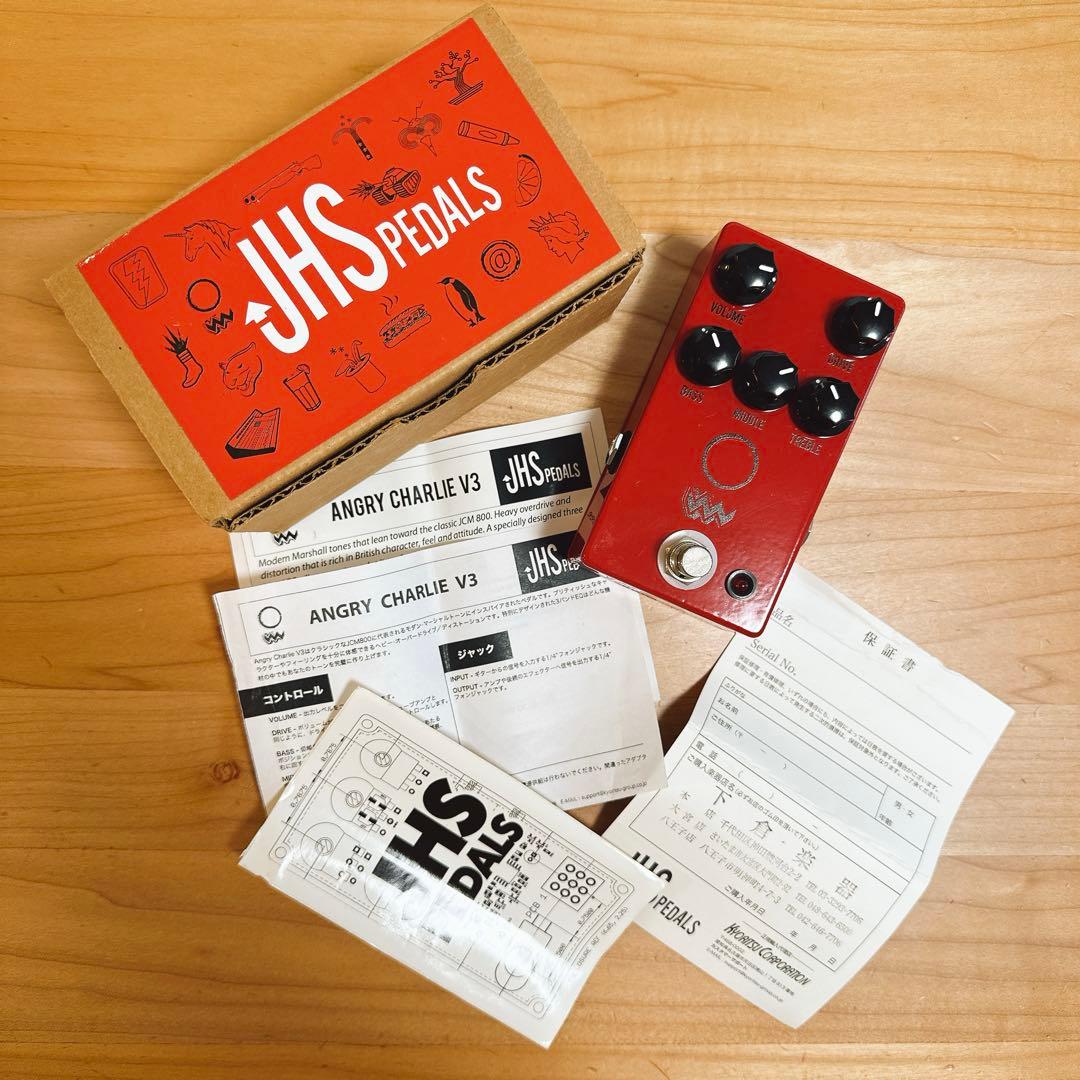 【国内正規品】JHS Angry Charlie V3 ギターエフェクター Amazon.com: JHS Pedals JHS Angry Charlie V3 Distortion Guitar