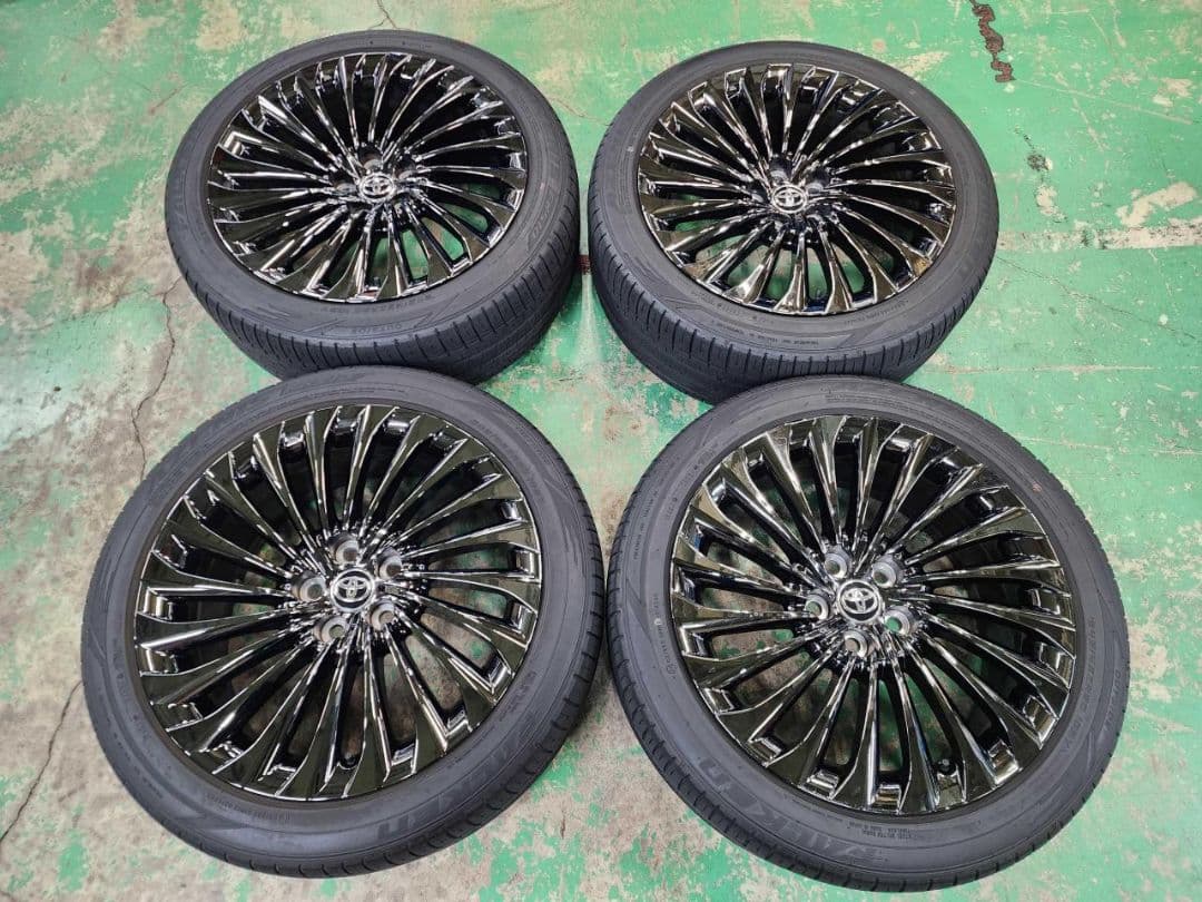 40系アルファード ヴェルファイア ミライ純正OP 20インチ 40系アルファードもバッチリMirai純正20インチ2本※画像処理で歪みは