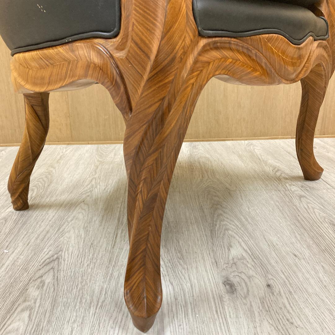 総革 ラウンジソファ 一人掛け 応接 2脚セット B - メルカリ