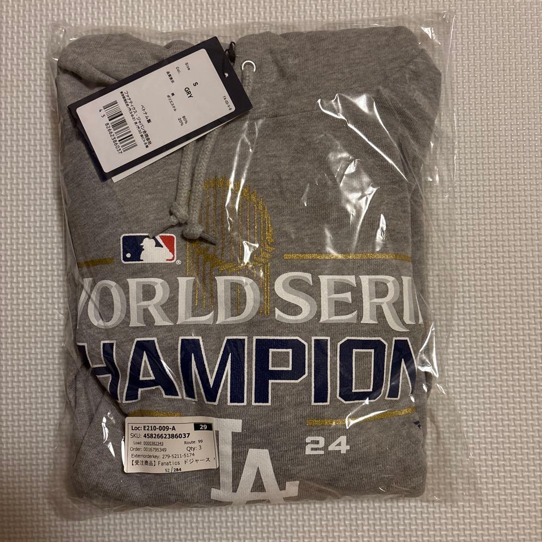 ドジャース 2024 ワールドチャンピオンパーカー Sサイズ・タグ付き 楽天市場】MLB ドジャース パーカー 【海外版】ワールドシリーズ2024