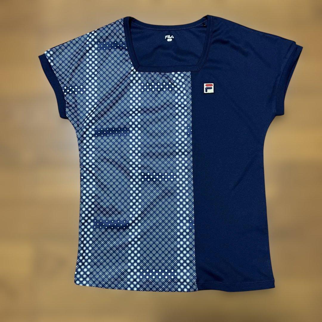 FILA ネイビー ドット柄 3点セット