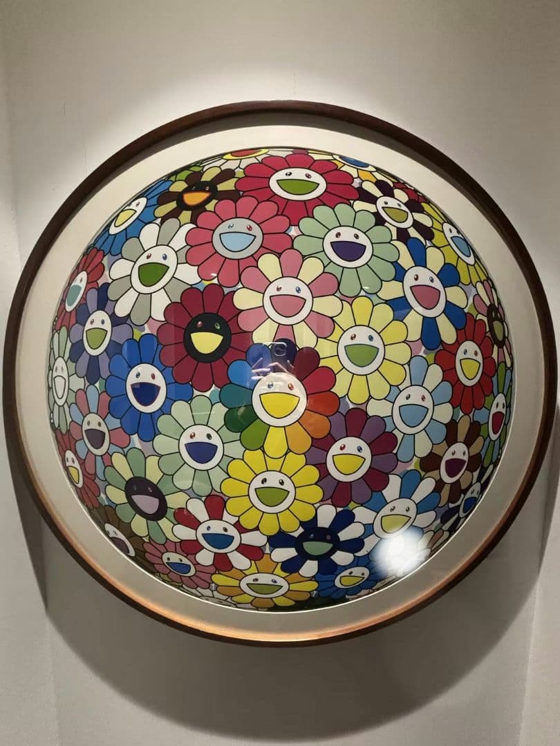 村上隆「お花畑の中に顔をうずめる」フラワー ポスター - メルカリ