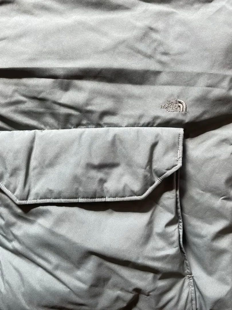 ノースフェイスパープルレーベル ダウンケープ カーキ セージグリーン