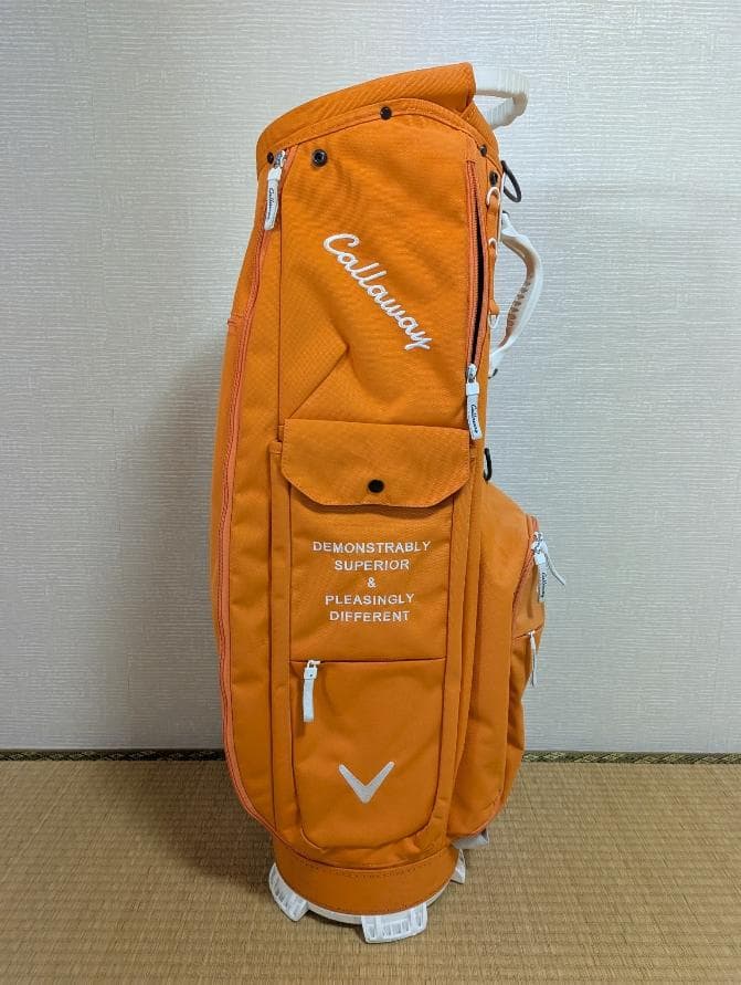 キャロウェイキャディバッグ（カラー：オレンジ） Callaway（キャロウェイ） 先行予約 ゴルフ メンズ キャディバッグ 26