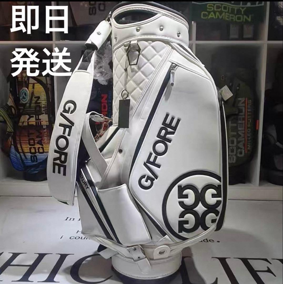 G/FORE ジーフォア　白　キャディーバッグ 即発送】G/FORE ジーフォア ゴルフ キャディバッグ スタンドバッグ