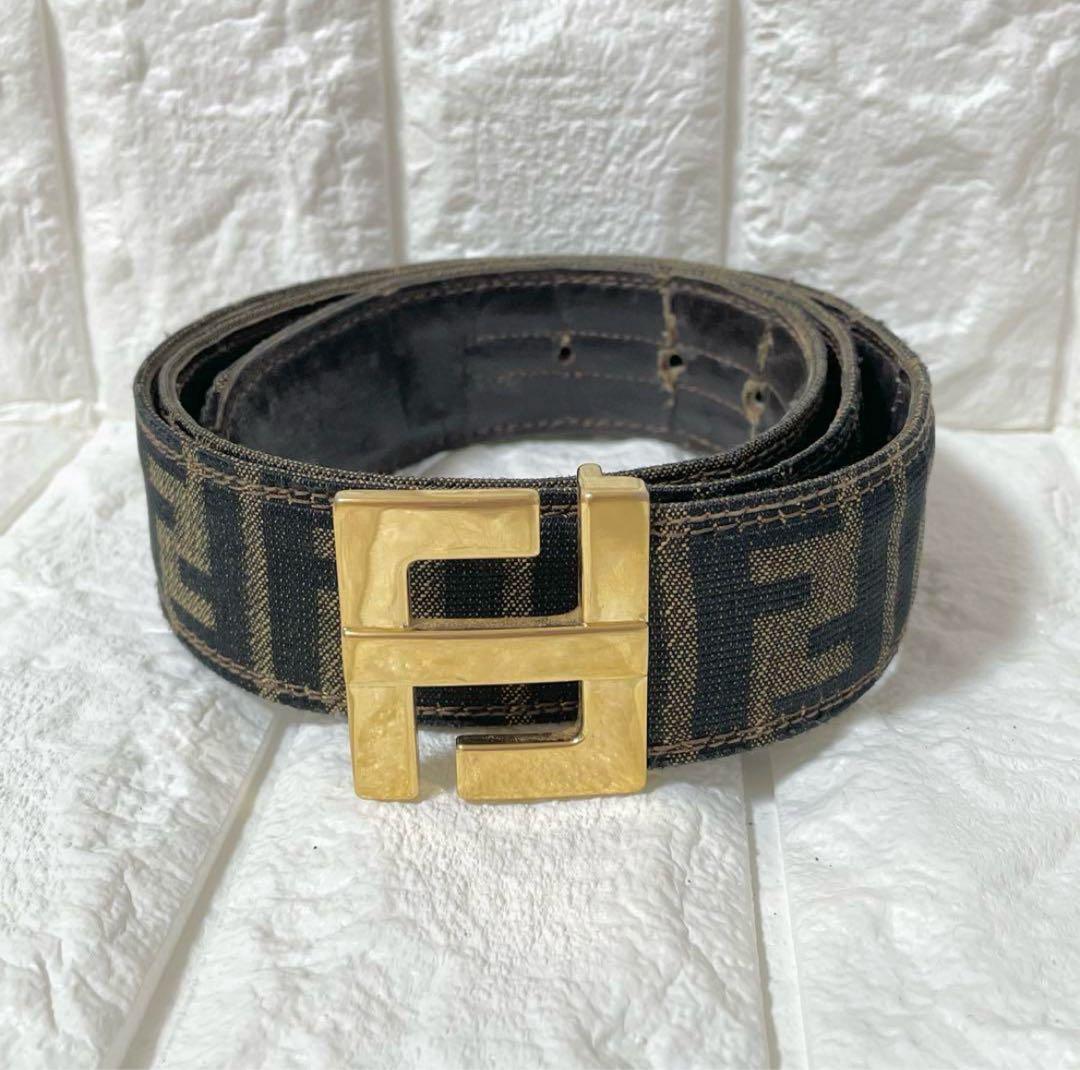 FENDI ゴールドバックルベルト yvngpatra着用 - メルカリ