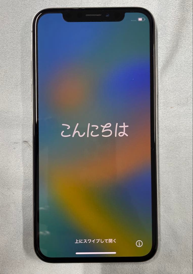 iPhone X シルバー 256GB SIMフリー バッテリー最大容量68% Apple SIMフリー iPhoneX 256GB シルバー [Silver] 新品未使用 Apple