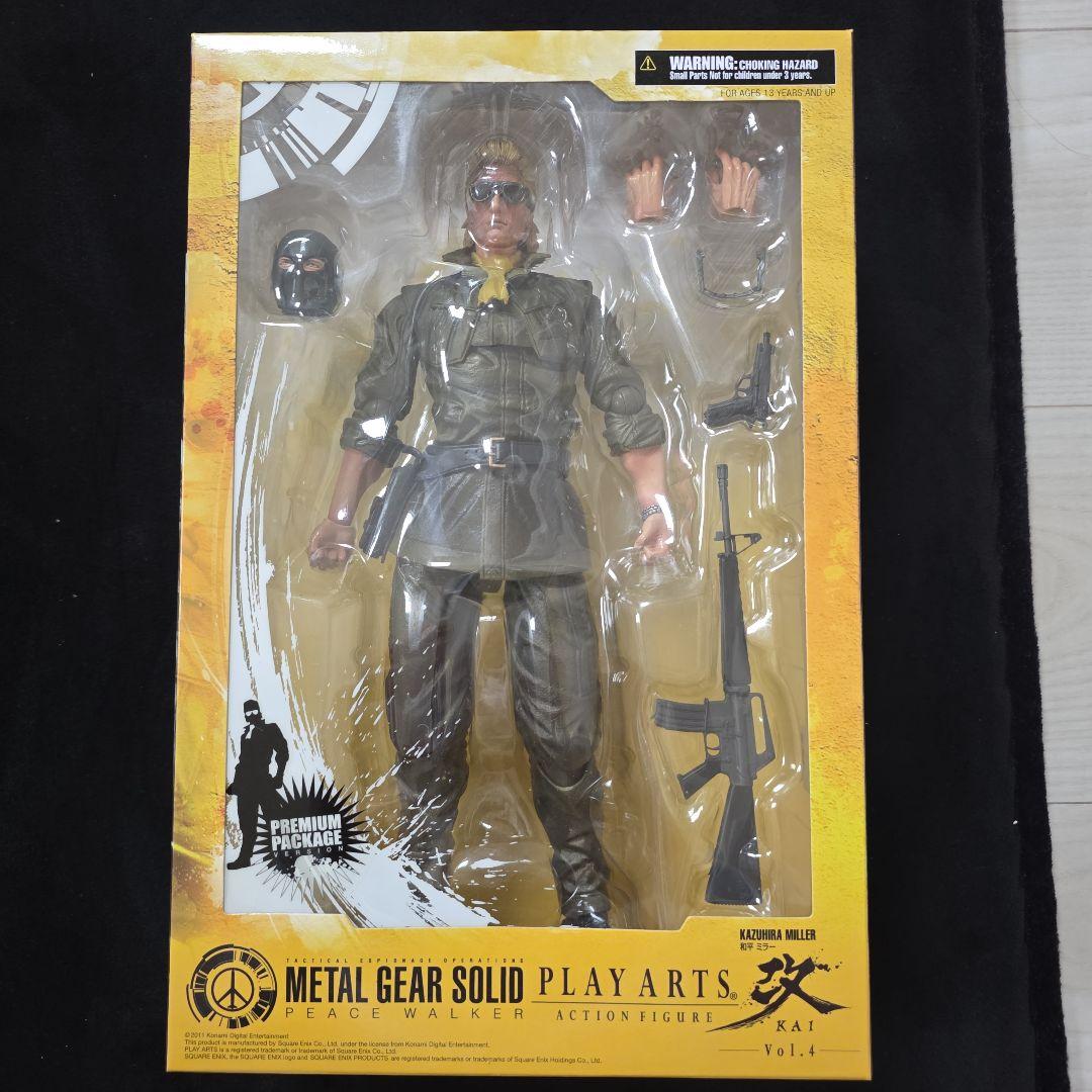 L GEAR SOLID KAZUHIRA MILLER フィギュア METAL GEAR SOLID PEACE WALKER PLAY ARTS Kai vol.4 premium Kazuhira