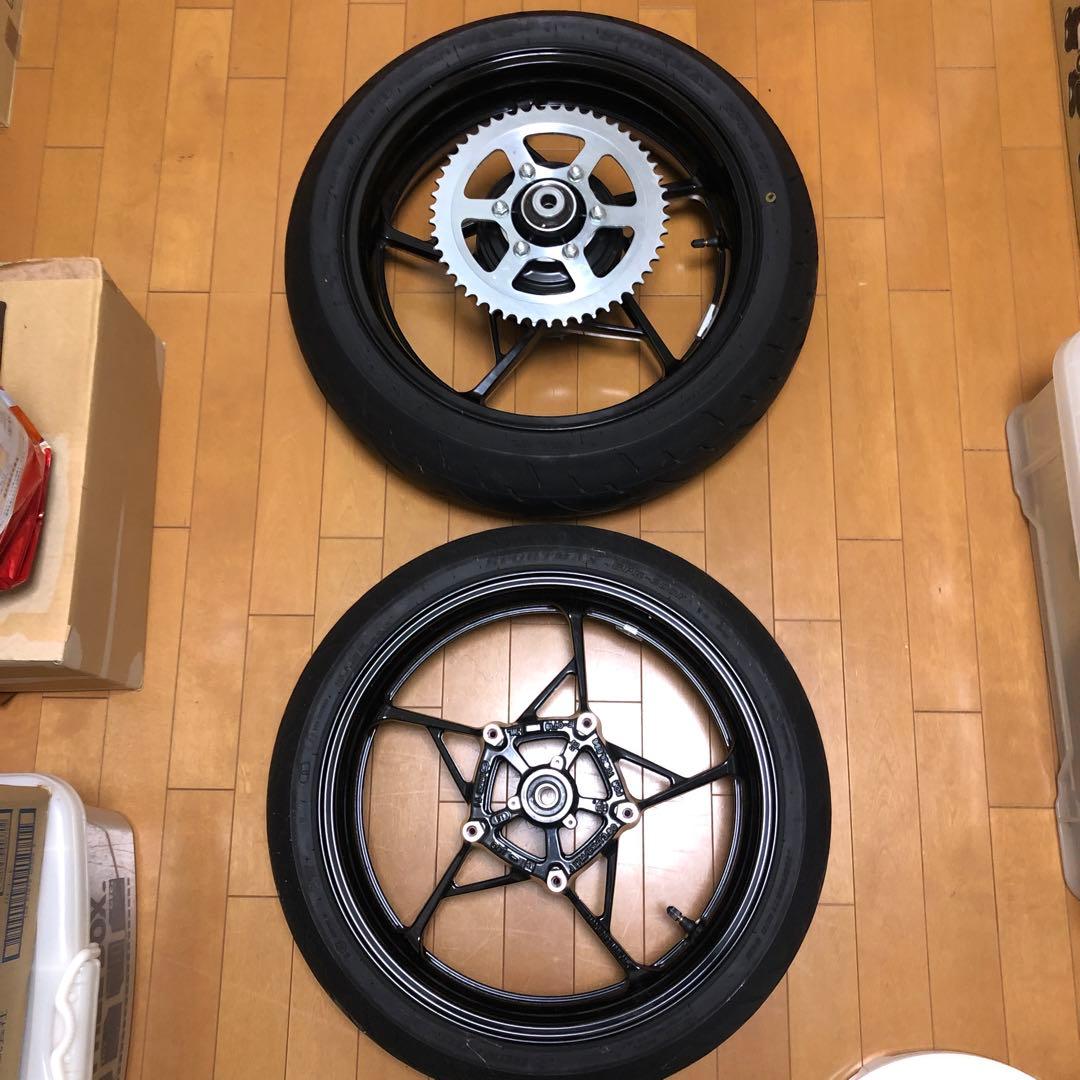 zx25r 純正ホイール 前後セット タイヤおまけ - メルカリ