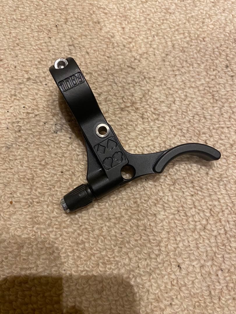 希少左レバー】Paul e-lever ピスト ブルーラグ njs 競輪