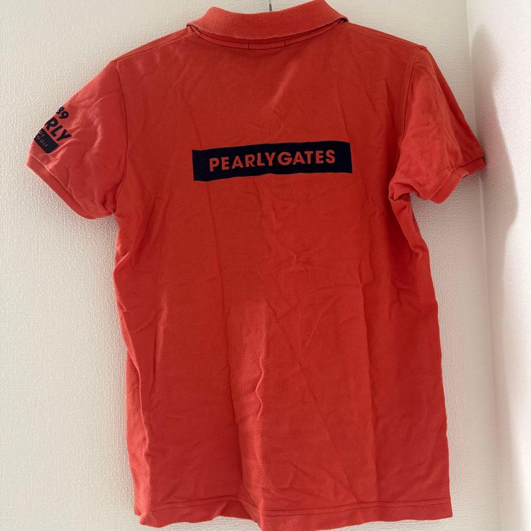 PEARLY GATES ポロシャツ オレンジ パーリーゲイツ サイズ1 - メルカリ