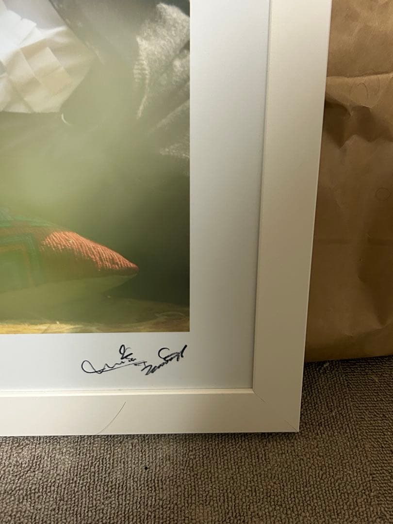 パク・ユチョン SM公式 プレミアム写真パネル プリントサイン入り