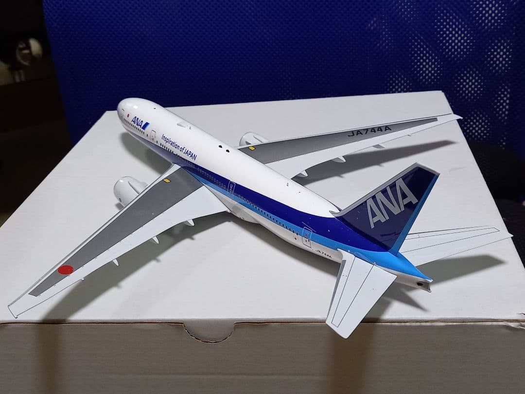難あり FOX 1/200 ANABoeing777-200 JA744A ANA B777-200ER JA744A さ*む様