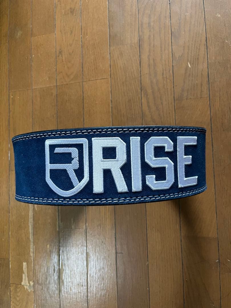 RISE トレーニングパワーベルト ネイビー RISE トレーニングパワーベルト ネイビージムギア