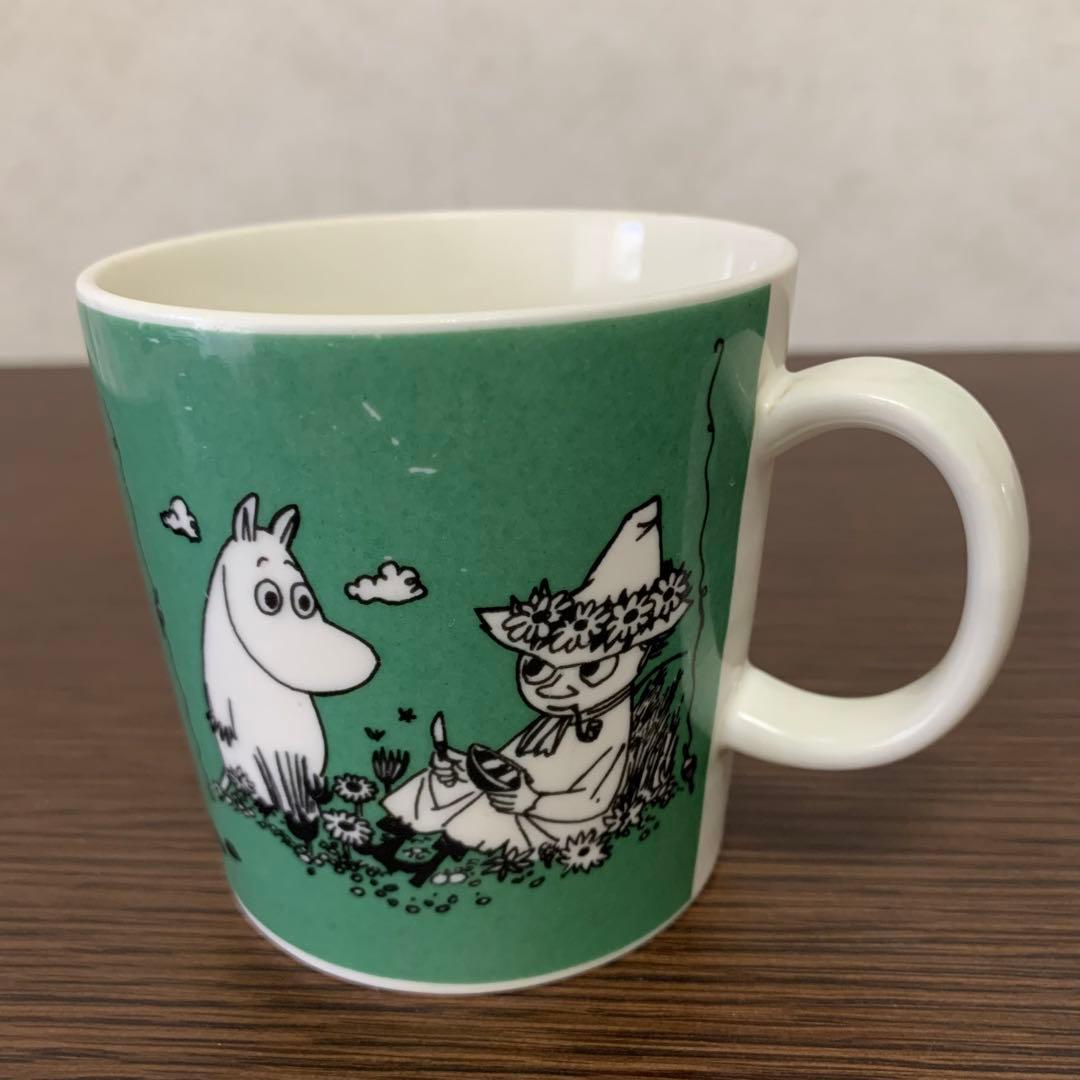 MINTON様専用】ヴィンテージ ムーミンマグカップ 『ダークグリーン