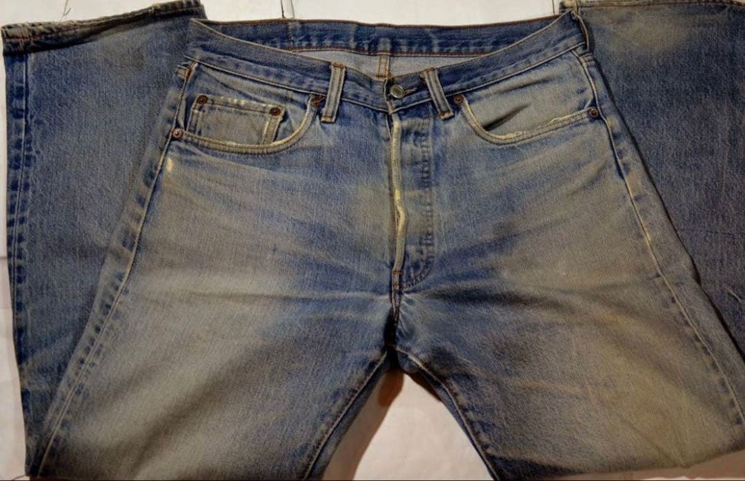 LEVIS501 66後期 ヴィンテージ オリジナル グッドサイズ ヒゲ！