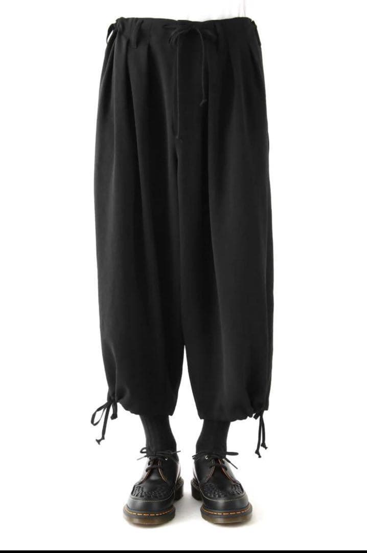 Yohji Yamamoto Pour Homme バルーンパンツ Yohji Yamamoto POUR HOMME】WOOL GABARDINE THIN BALLOON PANTS