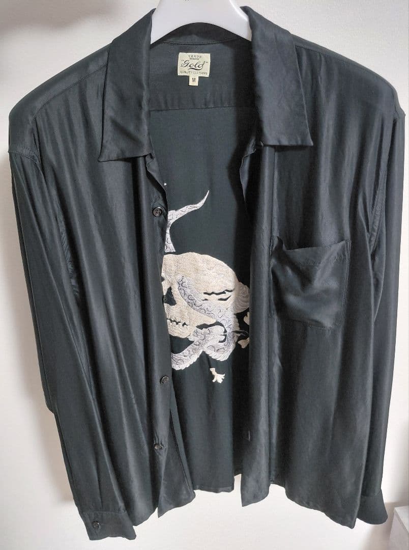 【未使用】ACETATE SUKA SHIRT “SKULL“