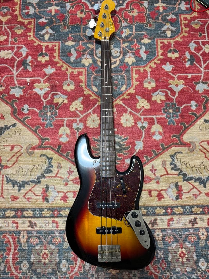ベース !super junk! Squier Fender jazz bass Squier by Fender 40th Anniversary Jazz Bass Vintage Edition Satin