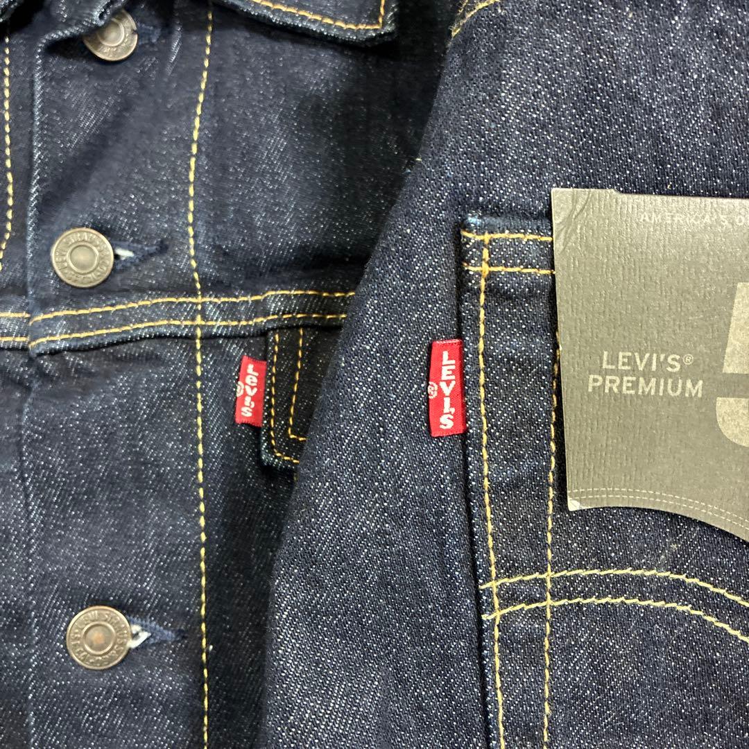 リーバイス 濃紺デニムセットアップ トラッカージャケット 501 W30